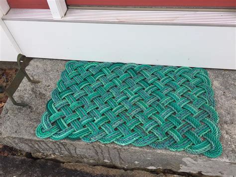 rope doormats from maine|nautical rope door mats.